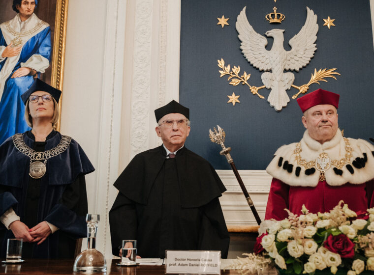 Ceremony of conferring the title of doctor honoris causa upon Professor Adam Daniel Rotfeld
