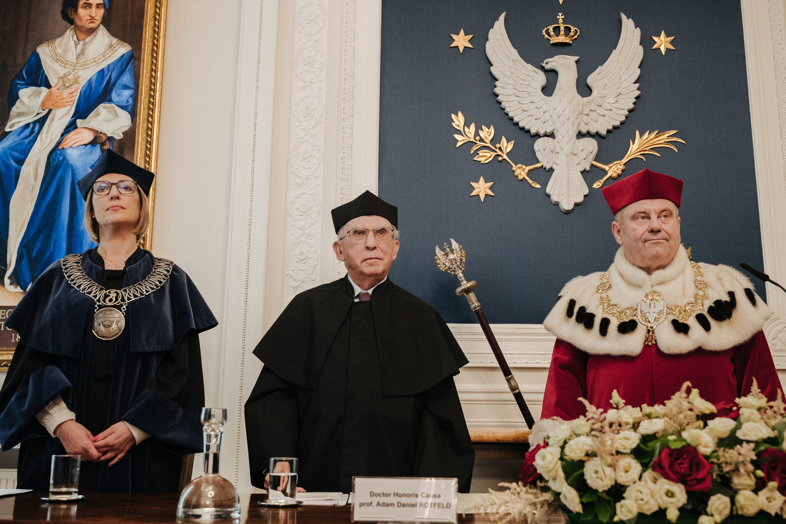 Ceremony of conferring the title of doctor honoris causa upon Professor Adam Daniel Rotfeld