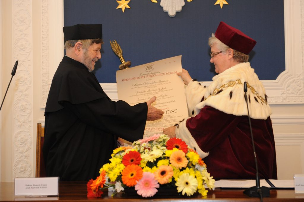 Galeria zdjęć z uroczystości wręczenia dyplomu doktora honoris causa Uniwersytetu Warszawskiego