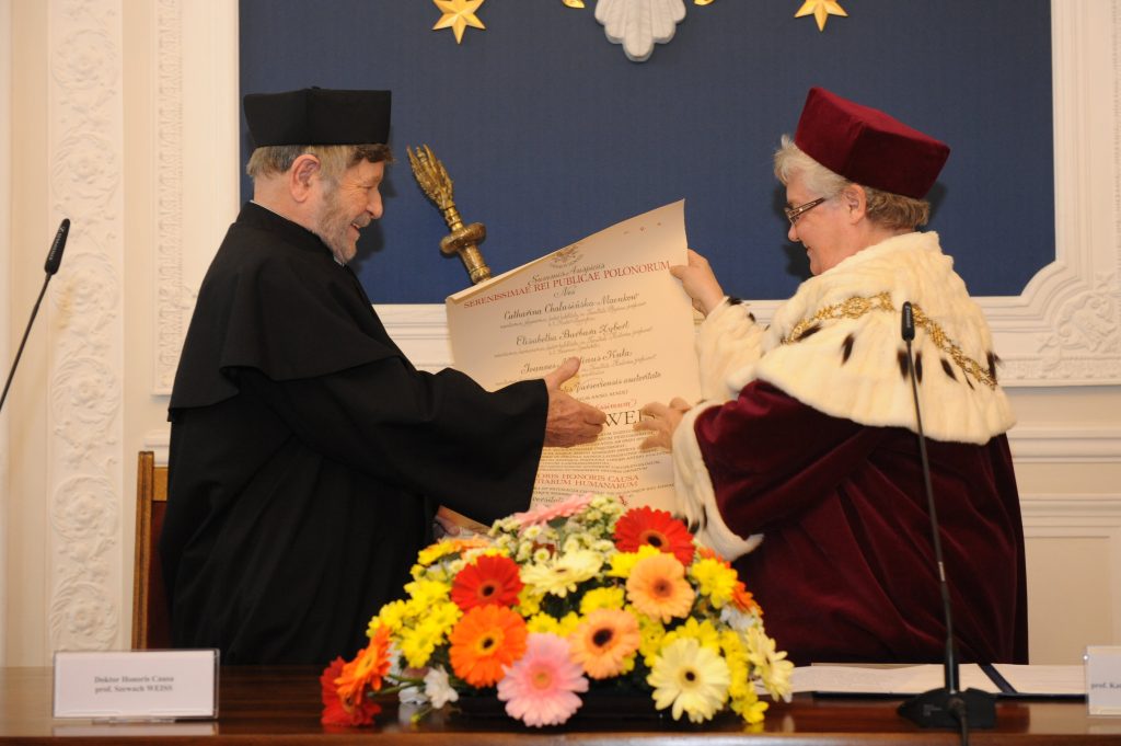 Galeria zdjęć z uroczystości wręczenia dyplomu doktora honoris causa Uniwersytetu Warszawskiego