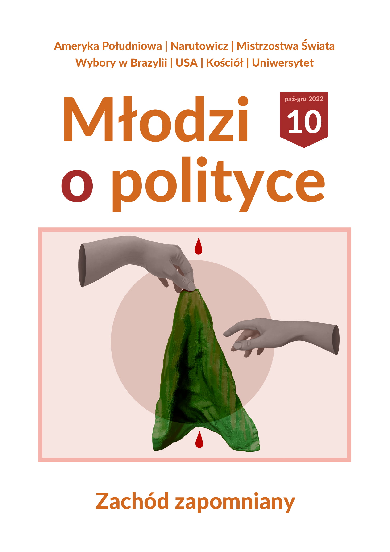 Okładka czasopisma Młodzi o Polityce – Numer 10