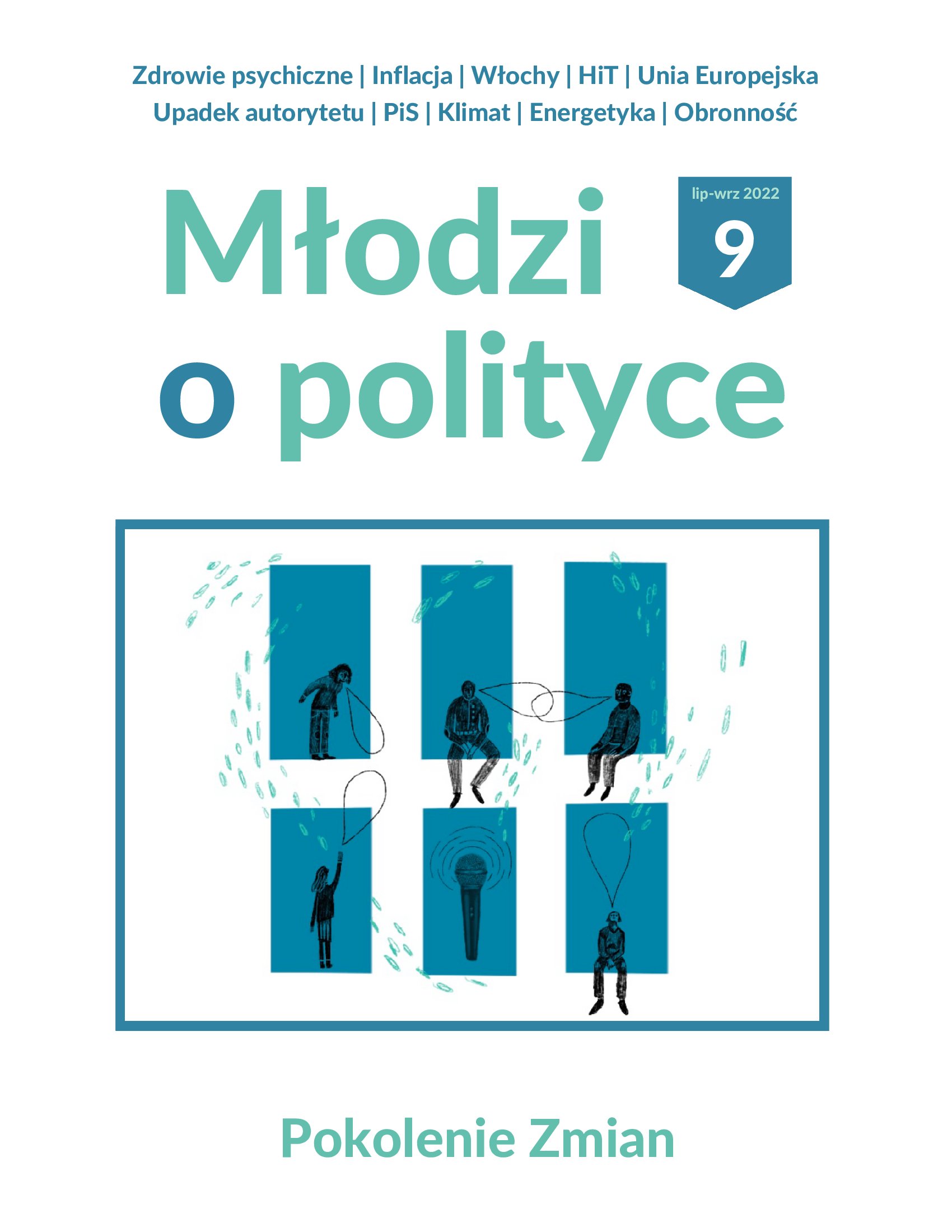Okładka czasopisma Młodzi o Polityce – Numer 9