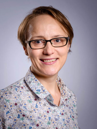 Fotografia portretowa: dr Justyna Łukaszewska-Bezulska, prof. ucz.