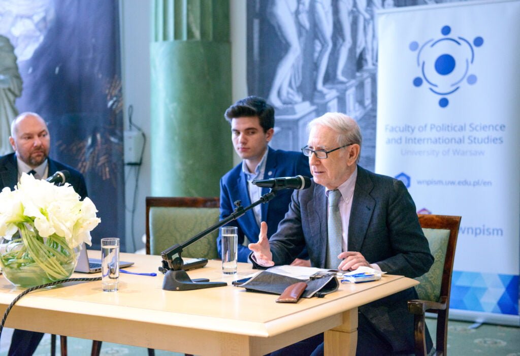 Galeria zdjęć z uroczystości upamiętnienia pierwszej rocznicy śmierci prof. Szewacha Weissa - wykład prof. Shlomo Ben Ami